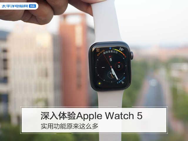 apple watch功能详解（apple watch 5有什么实用功能）(1)